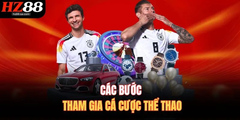 Các bước tham gia cá cược thể thao