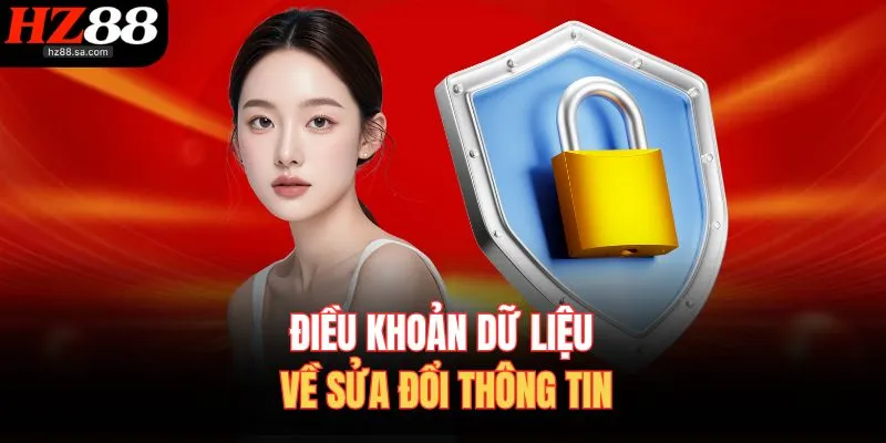 Điều khoản dữ liệu về sửa đổi thông tin
